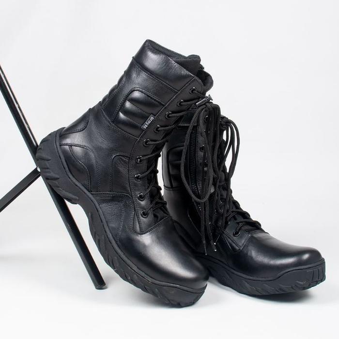TERLARIS Army86 Sepatu PDL TNI POLRI Satpam Security Hitam Kulit asli model Black hawk komando