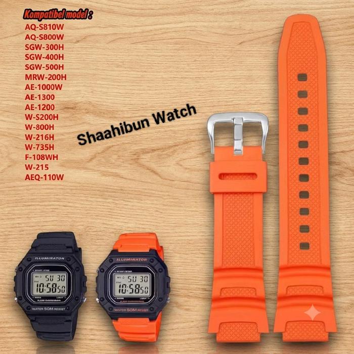 Strap Tali Jam C∆$i0 AE-1000W AE-1100W AE-1200 AE-1300 STRAP C∆$i0 W-218H C∆$i0 W-216H C∆$i0 W-800H 
