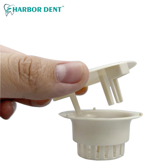 10PCS Dental plastic Spittoon filter short for dental unit dental