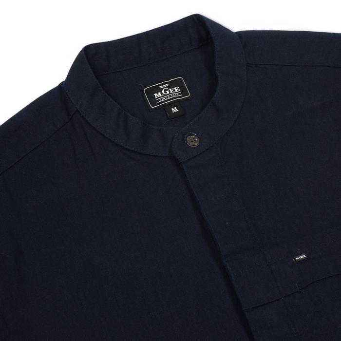 M.Gee Kemeja Koko Mgee Baju Koko Arkan C008 Navy