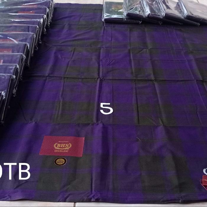 sarung BHS KDT exelent Gold Olive Tua kotak besar kotak kecil sarung sandur madura