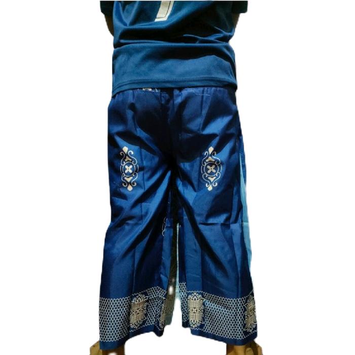 sarung instan sarcel usia 2 -13 tahun Batik Katun Motif Muslim Kaos Setelan Chino pendek Joger anak 