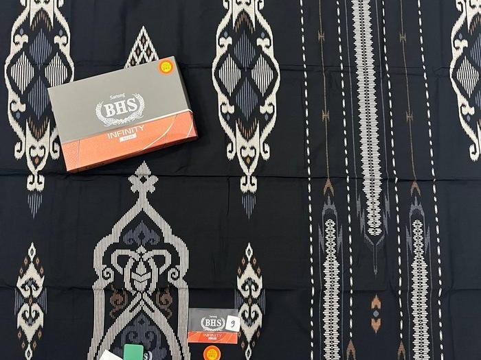 Sarung BHS Infinity Silver & Gold | BHS COSMO Original - LIMITED SILVER PUTIH - BISA COD