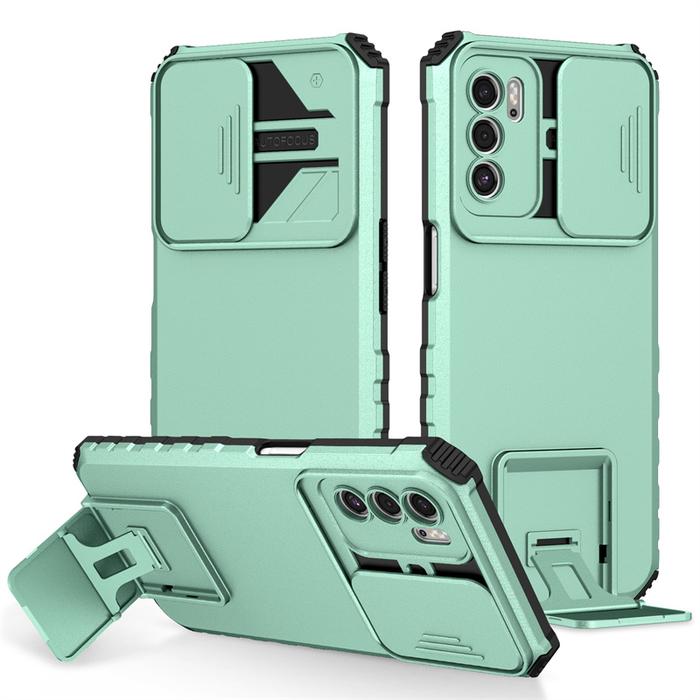 For Oppo A16 6.52" Case Camera Protection Shockproof Armor Phone