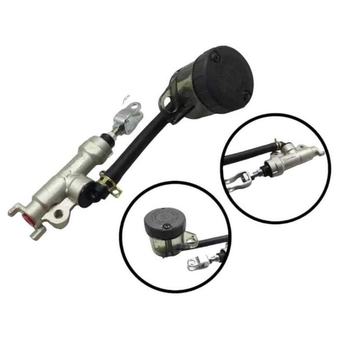 TONJOKAN MASTER REM BELAKANG PLUS TABUNG BIG MASTER REM TONJOKAN BELAKANG UNIL MOTOR R15 SATRIA FU N