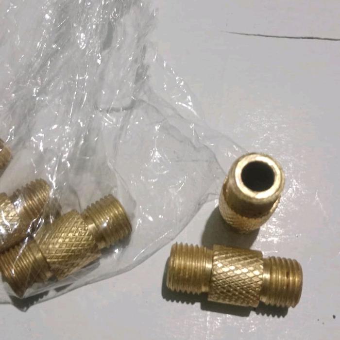 sambungan pipa untuk pipa panjang ukuran 25 drat kuninga kualitas terbaik original
