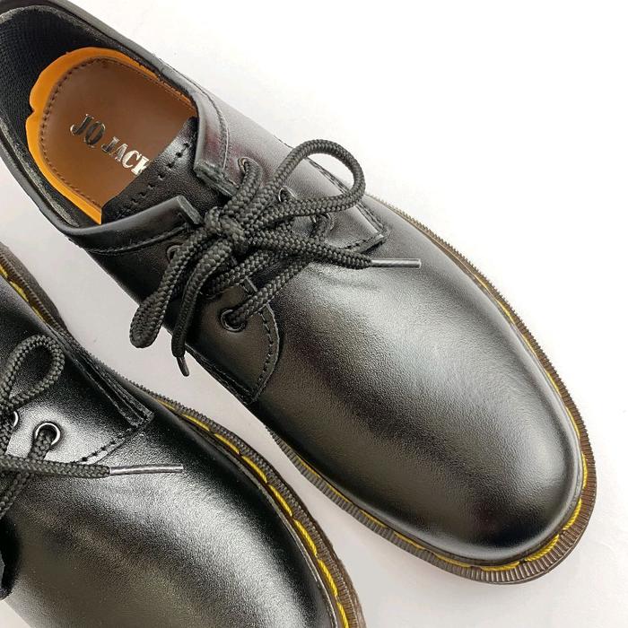 jack queen sepatu kulit asli garansi sepatu kulit pria model docmart lokal brand Shoes Kerja Pantofe