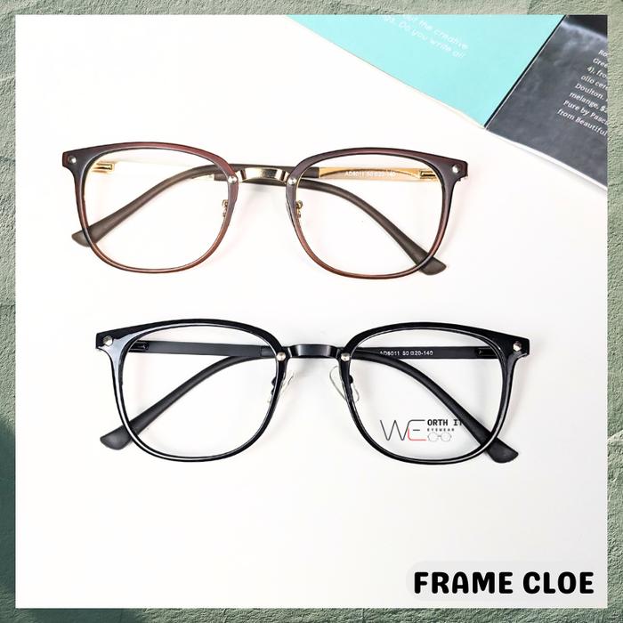 Worth It - Frame Kacamata Titanium Pria Wanita Photocromic Bluecromic Minus Anti Radiasi Blueray Fra