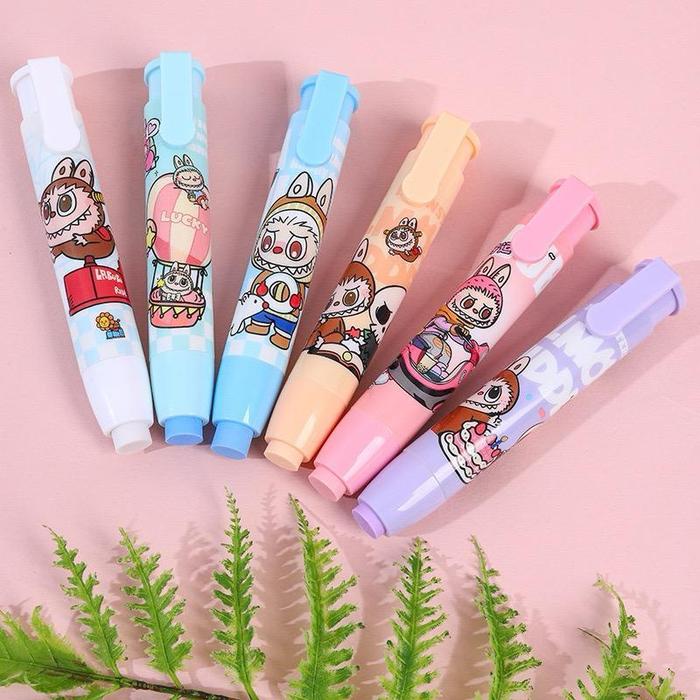 Penghapus Pensil Mekanik Kuromi / Hapusan Mekanik Lucu Motif Anak / Penghapus Mekanik Refill
