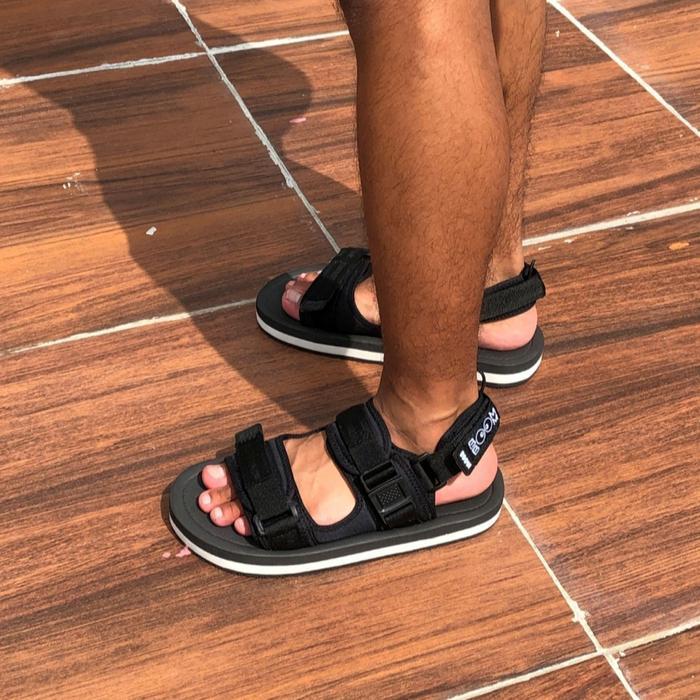 Sandal Gunung Casual Boomboom Pria Wanita  Sendal  Tali Wanita Korea Unisex 36 - 44 Karet