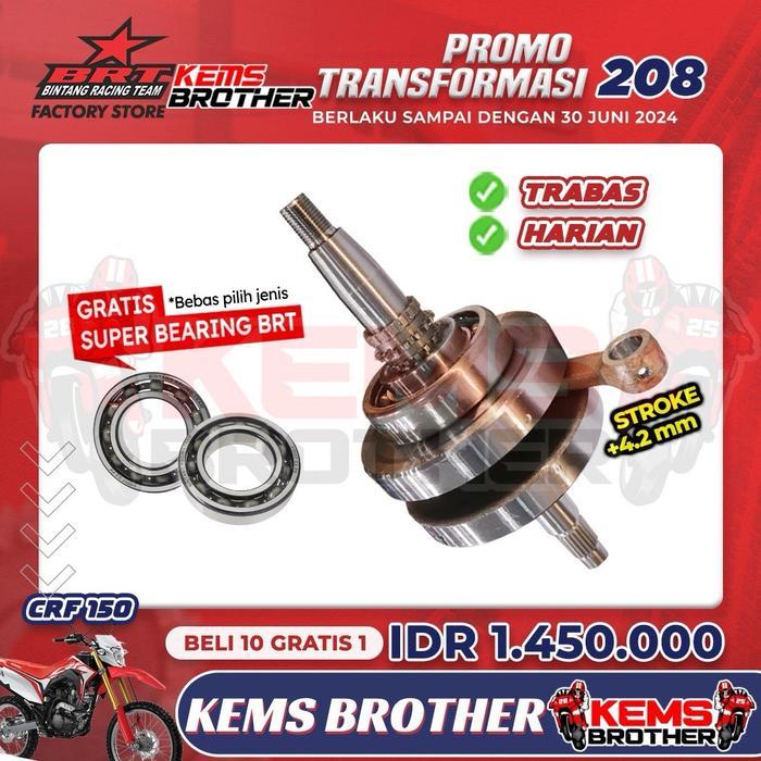 KRUK AS BRT Strokeup Total 4,2mm BRT HONDA CRF 150 VERZA MEGAPRO MONO BONUS LAHER KRUK AS BRT