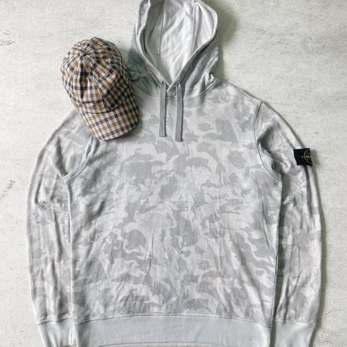 Rare Stone Island Big Loom Camo hoodie authentic original