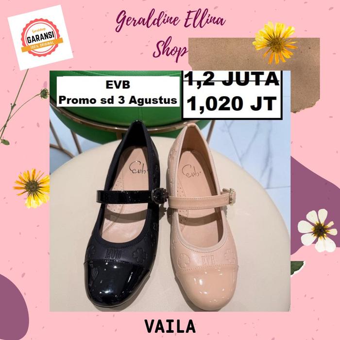 Sepatu flat shoes wanita seri VAILA EVB SALE original 100%