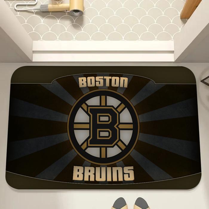 Ice Hockey Door Mats Household Foot Mats Bathroom Absorbent Non-slip Mats Kitchen B-Boston B-Bruins 