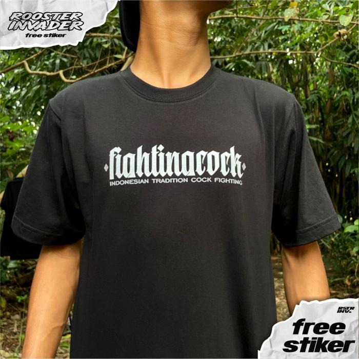 Kaos Ayam Bangkok Laga Petarung Indofighter Fightingcock V1