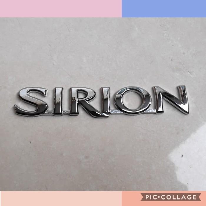 Promo emblem tulisan SIRION untuk daihatsu sirion 2007-2013 high quality