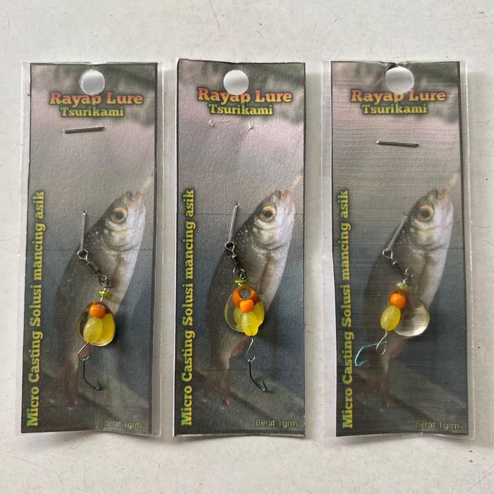 Rayap Lure Tsurikami Umpan Casting Wader, Nila, Kocolan, Red Devil Chichild, Betik