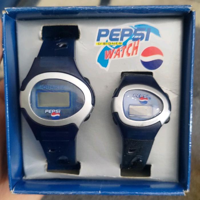 JAM PEPSI WATCH VINTAGE 90S terlaris