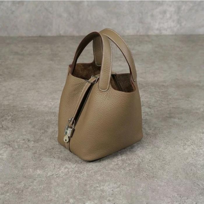 Hermes picotin 18 etoupe phw bag 100% original