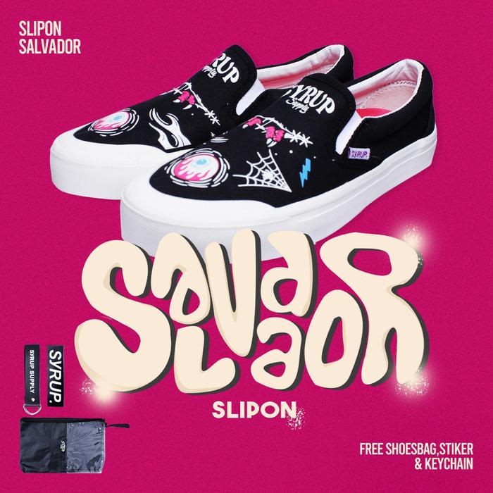 Syrup supply slip on Salvador | sepatu slip on | sneaker | sepatu unisex