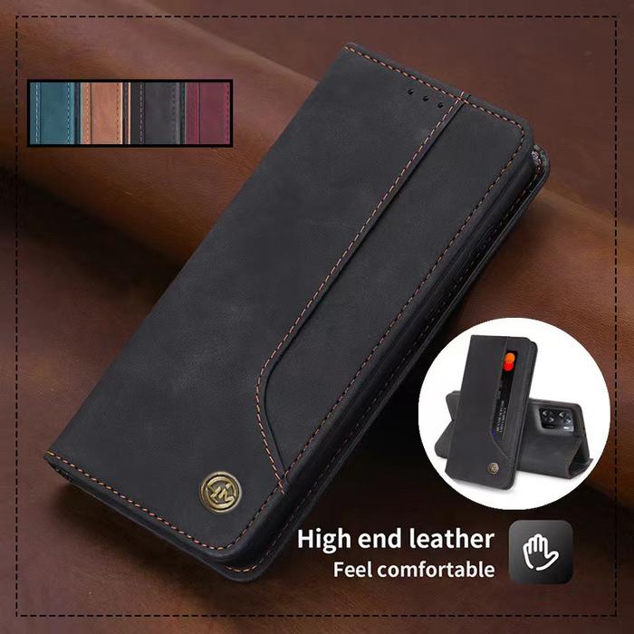 Wallet Leather Casing Kulit untuk OPPO A57 4G/OPPO A77 4G/OPPO A77S 4G /A57 2020 flip PU Dompet Kera