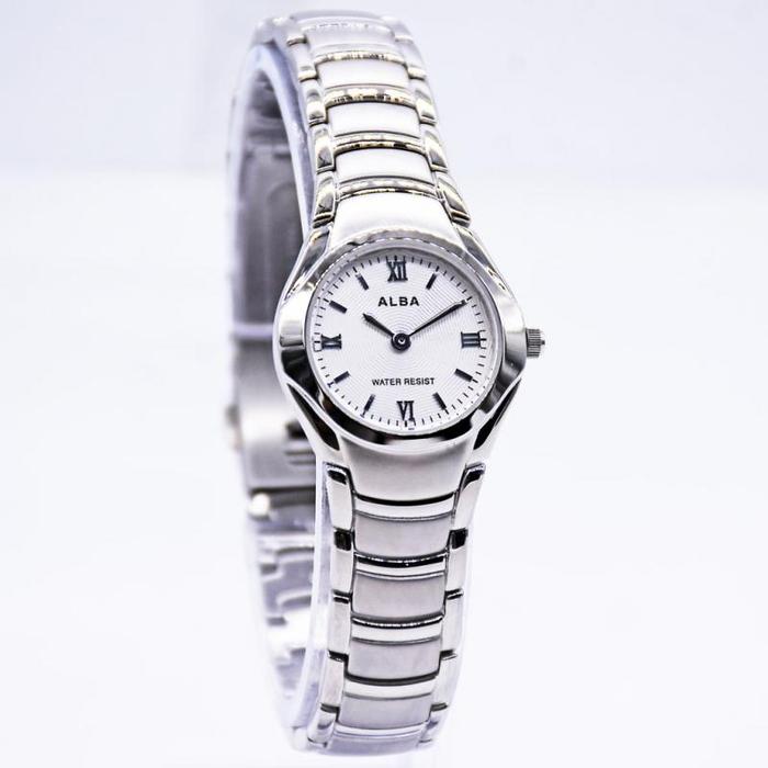 Alba ARYP81X1 Jam Tangan Wanita Original Water Resist Tali Stainless Steel Elegan