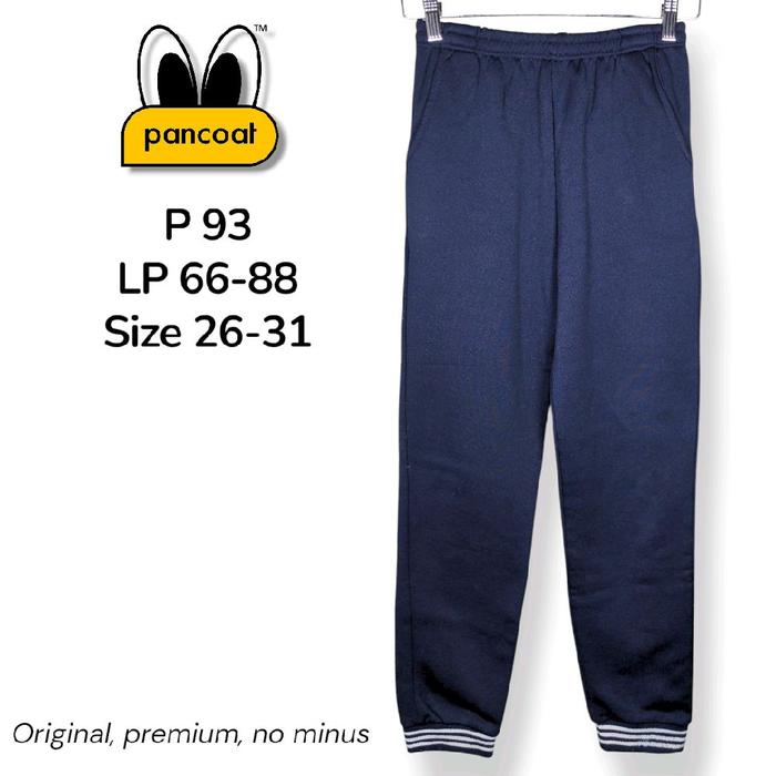 Pancoat Joget Pants Celana Panjang Training Olahraga dan Harian Size 26 27 28 29 Original Warna Navy