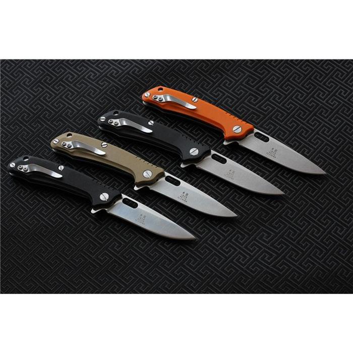 MIKER Outdoor 1809 Ball Bearing Folding Knife 9cr14 Blade G10 Handle