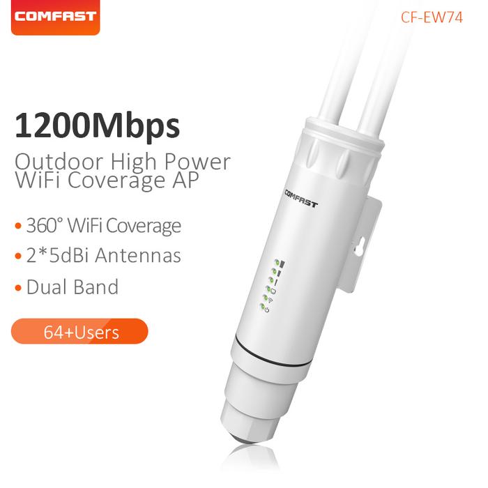 COMFAST High Power Outdoor Wireless Wifi Repeater AP 1200Mbps wifi