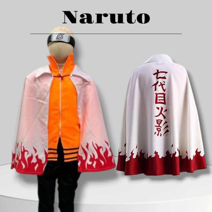 jubah anime cosplay Naruto hokage 7 versi Batwing Tali Promo