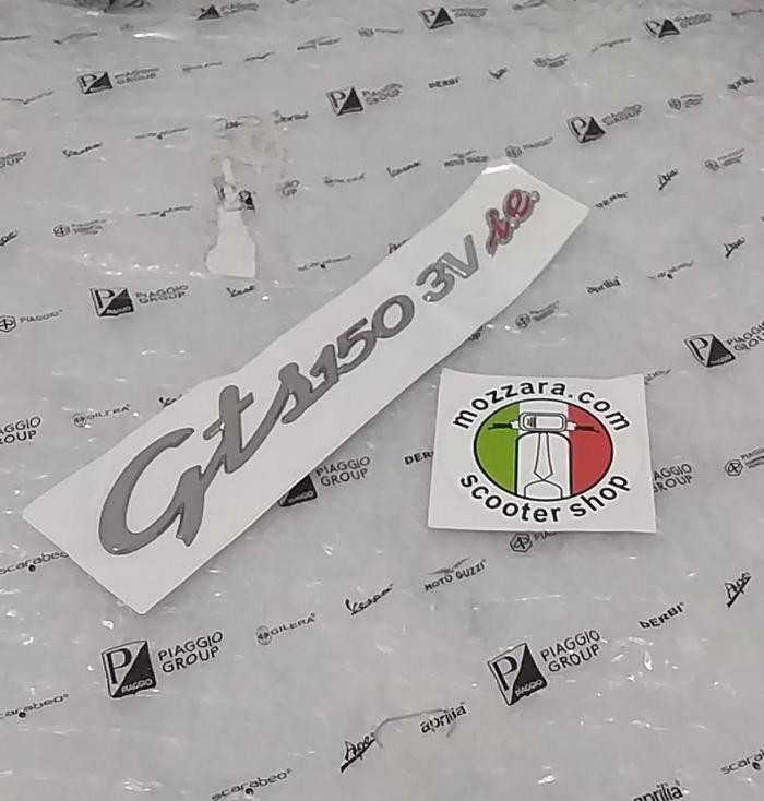 Stiker / Emblem " GTS 150 3V ie " OSEAN