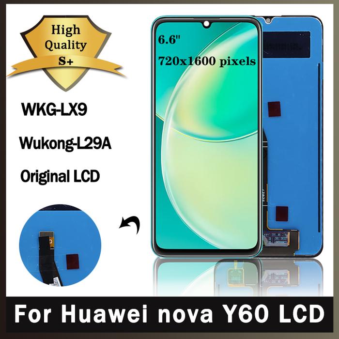 Original 6.6''  For Huawei nova y60 WKG-LX9 LCD Display Screen+Touch