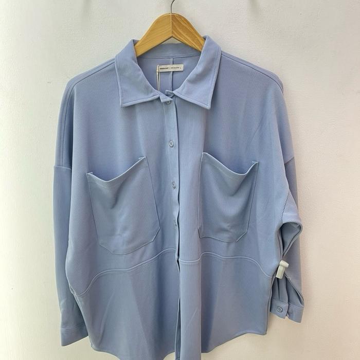GreenLight Kemeja Cewek Oversize Blue 040525