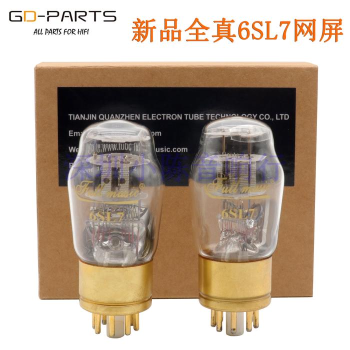 1 PCS /2 PCS TJ FullMusic 6SL7 ECC35 Vacuum Tube for HiFi Audio Amplifier Replace Shuguang 6SL7