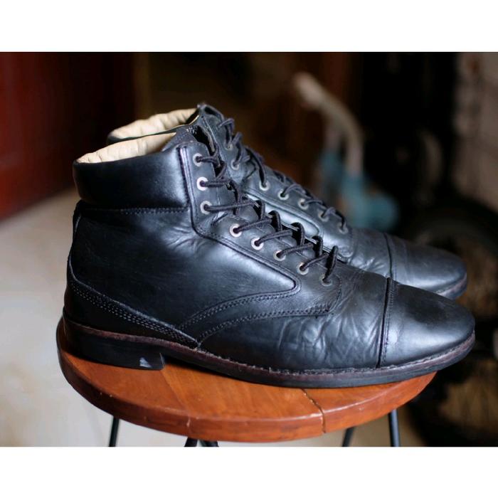 Sepatu Timberland Abington Vibram Leather Kulit Vintage Rugged not Caterpillar Tods Dr Martens Zegna