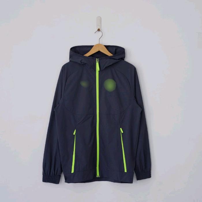 brandeddeals Men Manchester City Tech Woven Hooded Jacket