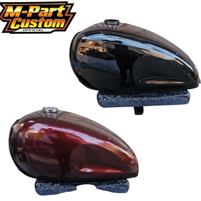 TANGKI MOTOR BRITISH, DEMPUL , CAT GM Tangki Motor Custom Bahan Tebal Berkualitas Bukan Kaleng Kal