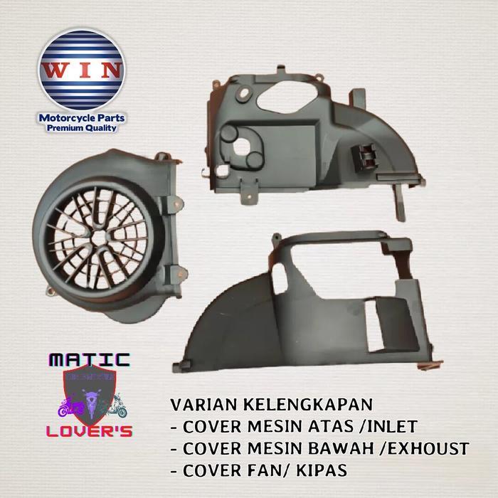cover mesin atas bawah cover blok mesin beat pop beat fi esp street scoopy fi esp vario 110 esp K44