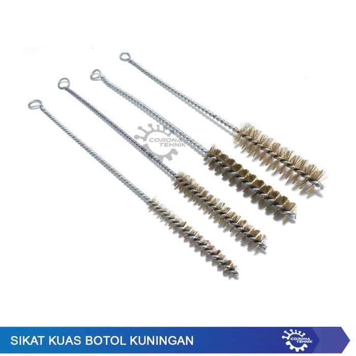 LM - Sikat Kuas Botol Kuningan 12-25mm 30cm