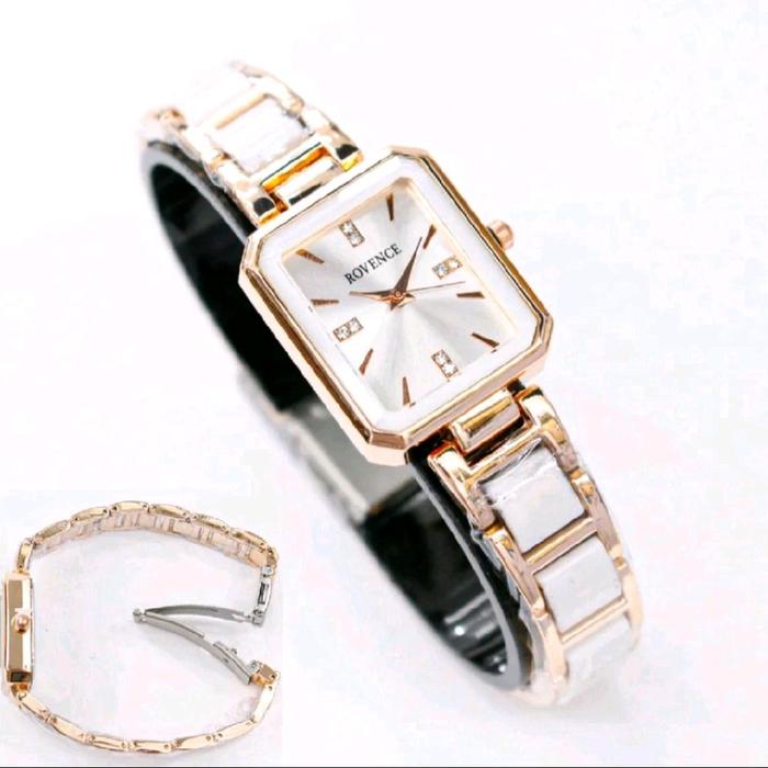 Jam Tangan Wanita ROVENCE Cantik Dan Elegan dengan model yg memikat - bisa COD