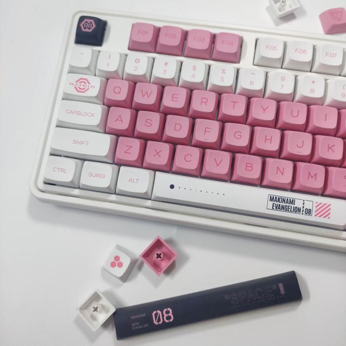 138 Keys EVA 08 Keycap XDA Profile PBT Keycaps For Mx Switch