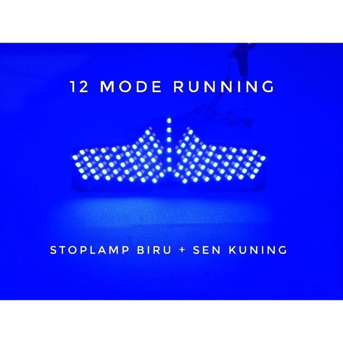 Stoplamp Lampu Stop + Sen Vario 125/150 New 2018 - 2023 Running 12 Mode LED BERKUALITAS