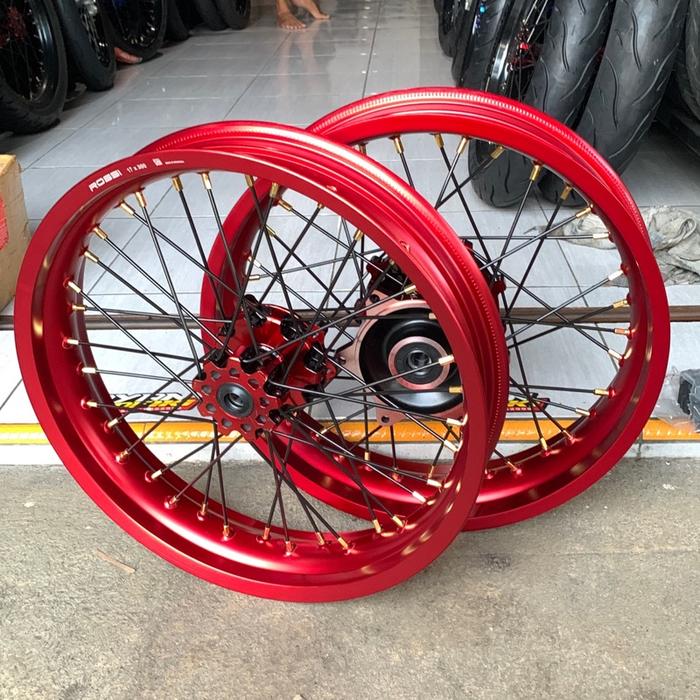 velg crf supermoto warna merah