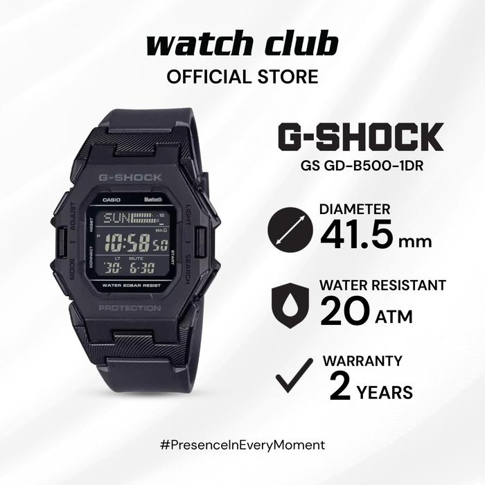 G-SHOCK - Jam Tangan PRIA Tali Resin Casio G-Shock GD-B500 Series GS GD-B500-1DR