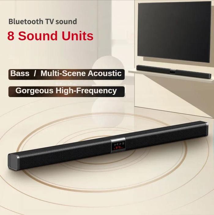Speaker Bluetooth Nirkabel TV Soundbar Subwoofer Stereo SoundBox Echo