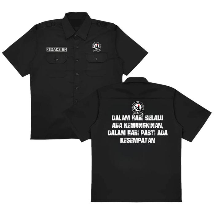 Raden Workshirt Iwan Fals Kesaksian Kemeja Kerja Pdh Warna Hitam Pdl Kemeja Pria Wanita