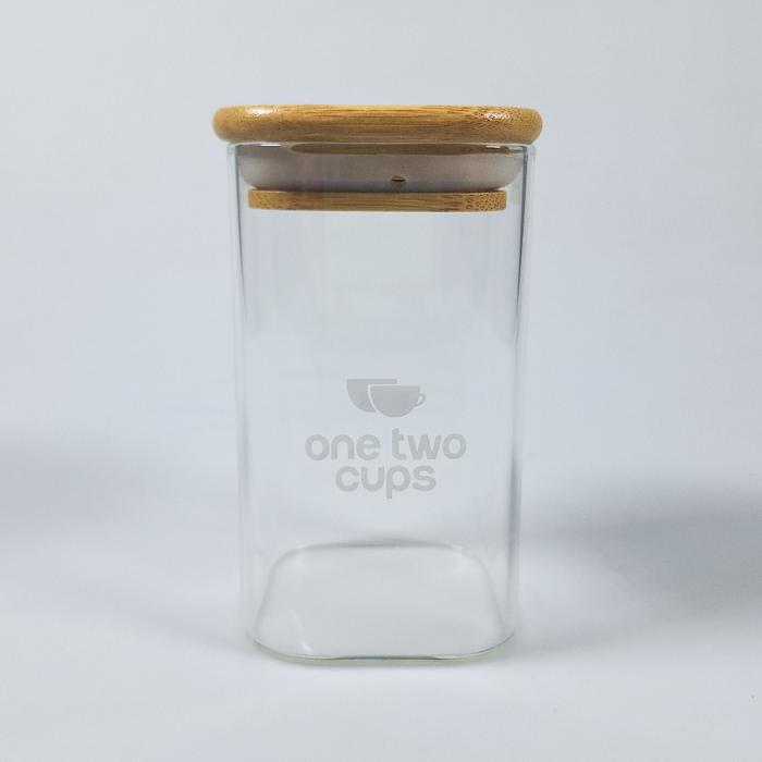 Toples Kaca Penyimpanan Makanan Kedap Udara Storage Jar 300ml - 7RHZZ0TP Transparent
