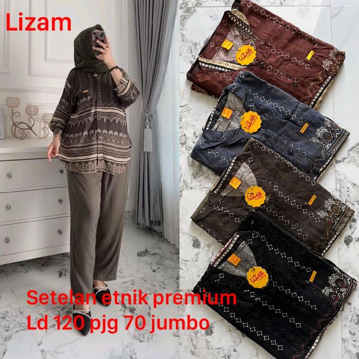 Stelan Rayon jumbo merek Lizam