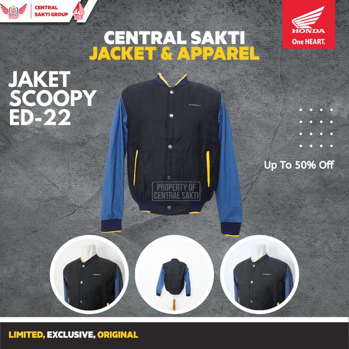 Jaket Eksklusif Scoopy 2022 Original Honda - Model Terbaru