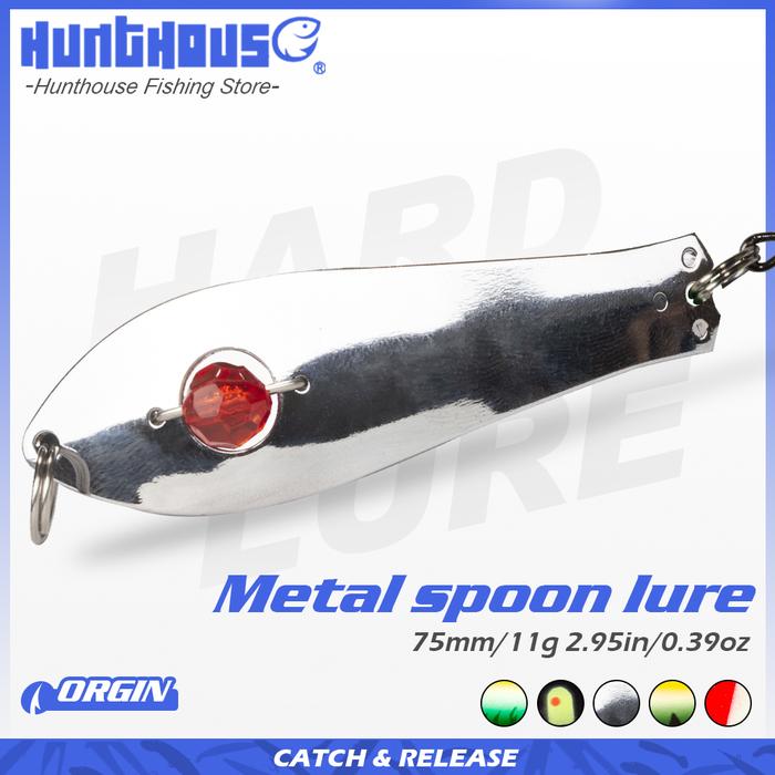 Hunthouse 3pcs 5pcs fishing lure set metal spoon spinners sinking